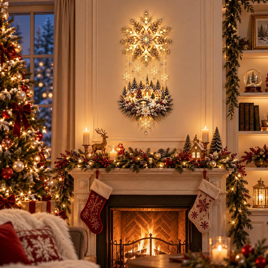 Christmas Wall Decorations for Home Holiday Party Decor