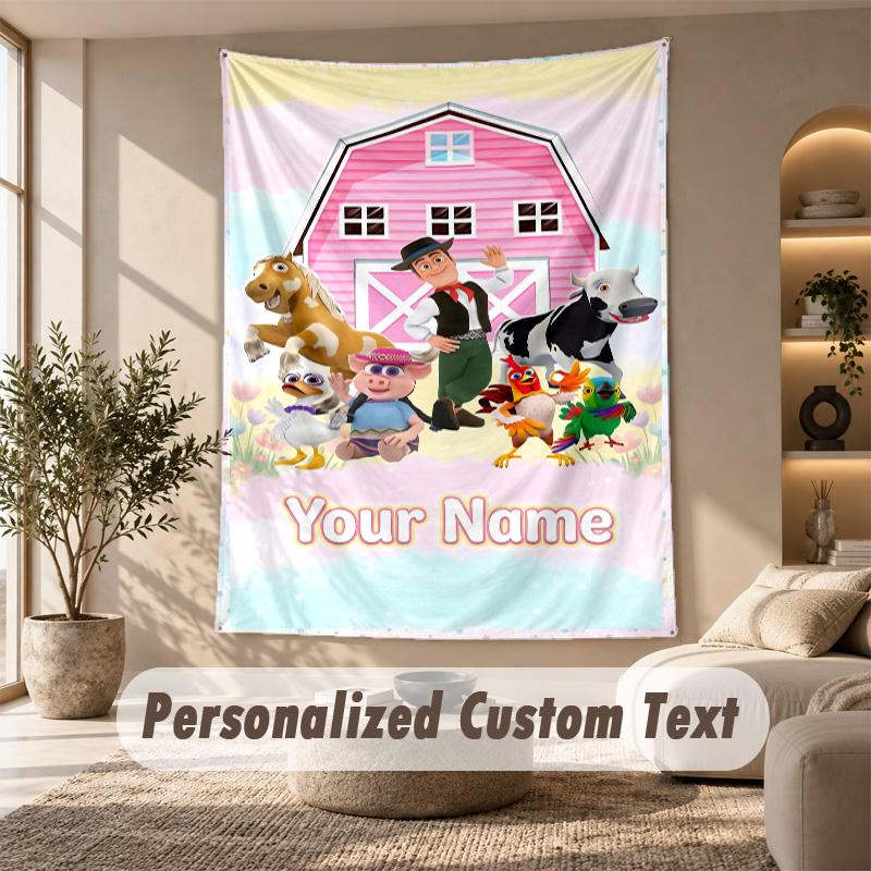 La Granja De Zenón Tapestry, Personalized Custom Text, Wall Hanging Tapestry For Living Room Home Wall Decor