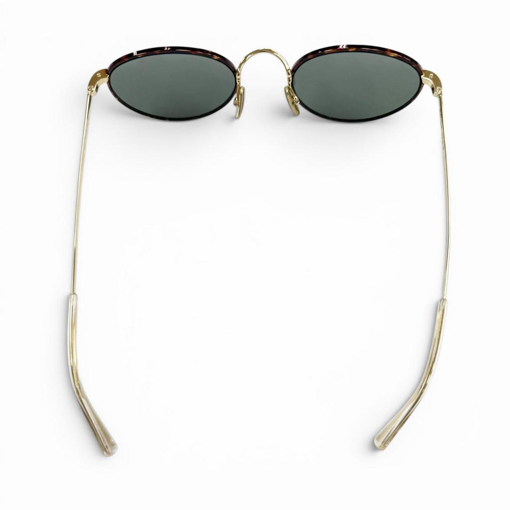 Excellent CELINE Sunglasses Marble Pattern Boston Brown Women CL40100U Used