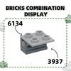 Non-Toxic 210Pcs/Lot 6134 Hinge 2 X 2 Top Block Moc Color Accessories Compatible With Brick Diy Children'S Toy Assembly Parts