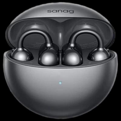 Saina S6S Ultra Open-Ear Clip-On Bluetooth Headphones with AI Translator