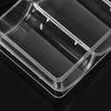 High Quality 5 Grid Durable Clear Acrylic Poker Chips Tray Chips Case Box Holder Collectibles Craft