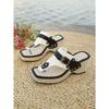 Bohemian Ethnic Women's Wedge Thick Sole Slides Platform Casual Beach Sandals