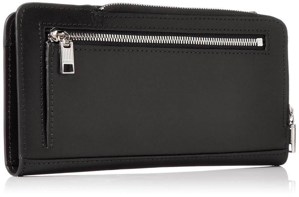 ASSOB Leather Mobile Long Wallet Black