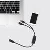 Multi 2-in-1 USB C Long Charger Cable Charging Cord Multiple Ports Charging Cable Type C Connector for Cellphones