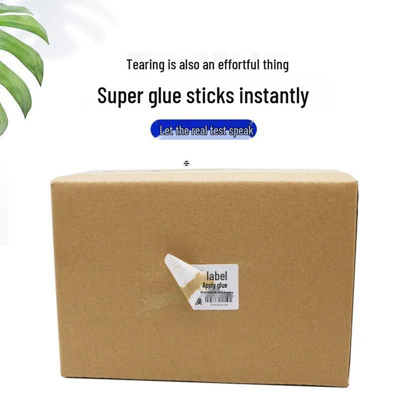Barcode Label Strip: Self-Adhesive Coated Paper, Blank Printing Stickers, 100*90 to 30*40 Sizes