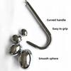 2026 new Roestvrijstalen anale haak Anusballen Metalen anale dilatator Buttplug Grote anale kralen prostaatstimulator insert