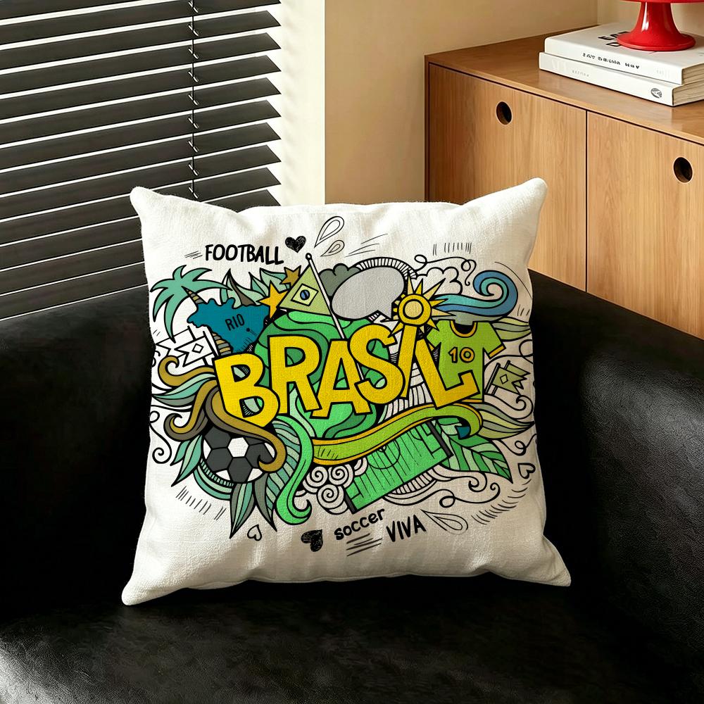 Art BBrazil CCulture SSeries Cushion Cover Creative  pillowcases for interior decoration office living room home Car hot