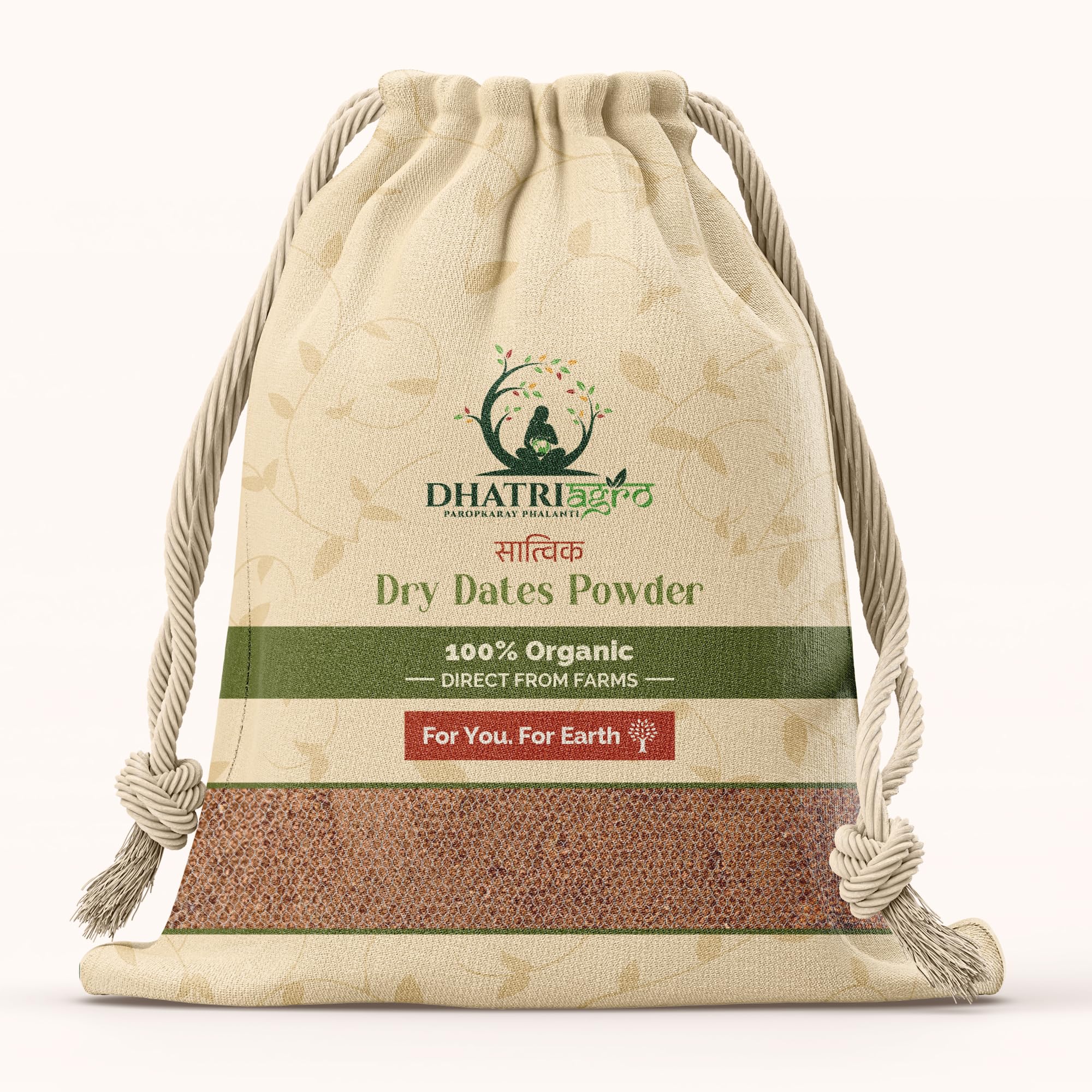

Dhatri Agro Dry Dates Powder 1 KG | Single-origin Sundried Khajoor/Khareek/Chuhara Churn | Natural Sweetener for Babies, Kids & Adults | Healthy