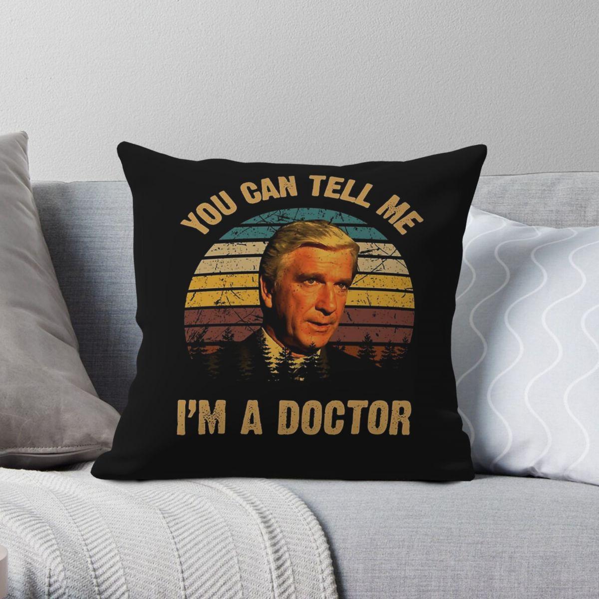 Lu Xika Chen Unisex Leslie Nielsen Airplane Movie Square Pillowcase Polyester Linen Velvet Printed Zip Decor Pillow Case Car Cushion Cover
