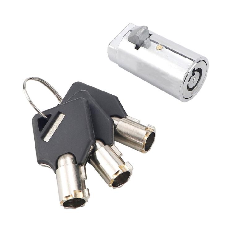 Entry Change Lock Cylinder Replacement Set, Round Body Format with 3 Matching Access Items for Service Door Use and End Turn in Daily Care