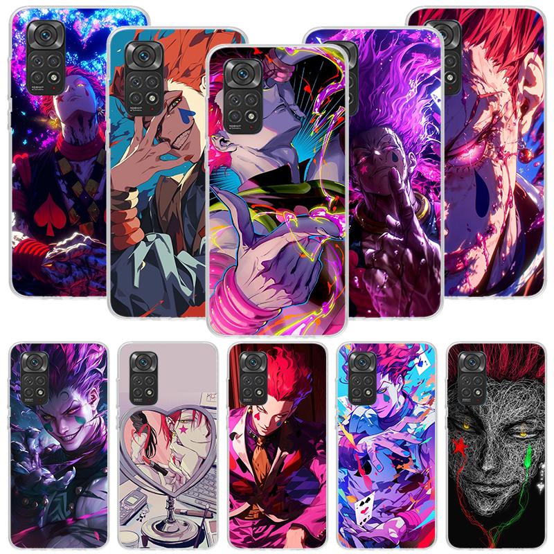 Huner X-Hunters Hisoka Phone Case For Xiaomi Redmi Note 15 14 13 12S 12 Pro Plus 11S 11E 11 11T 10S 10 Art Soft Pattern Cover Re