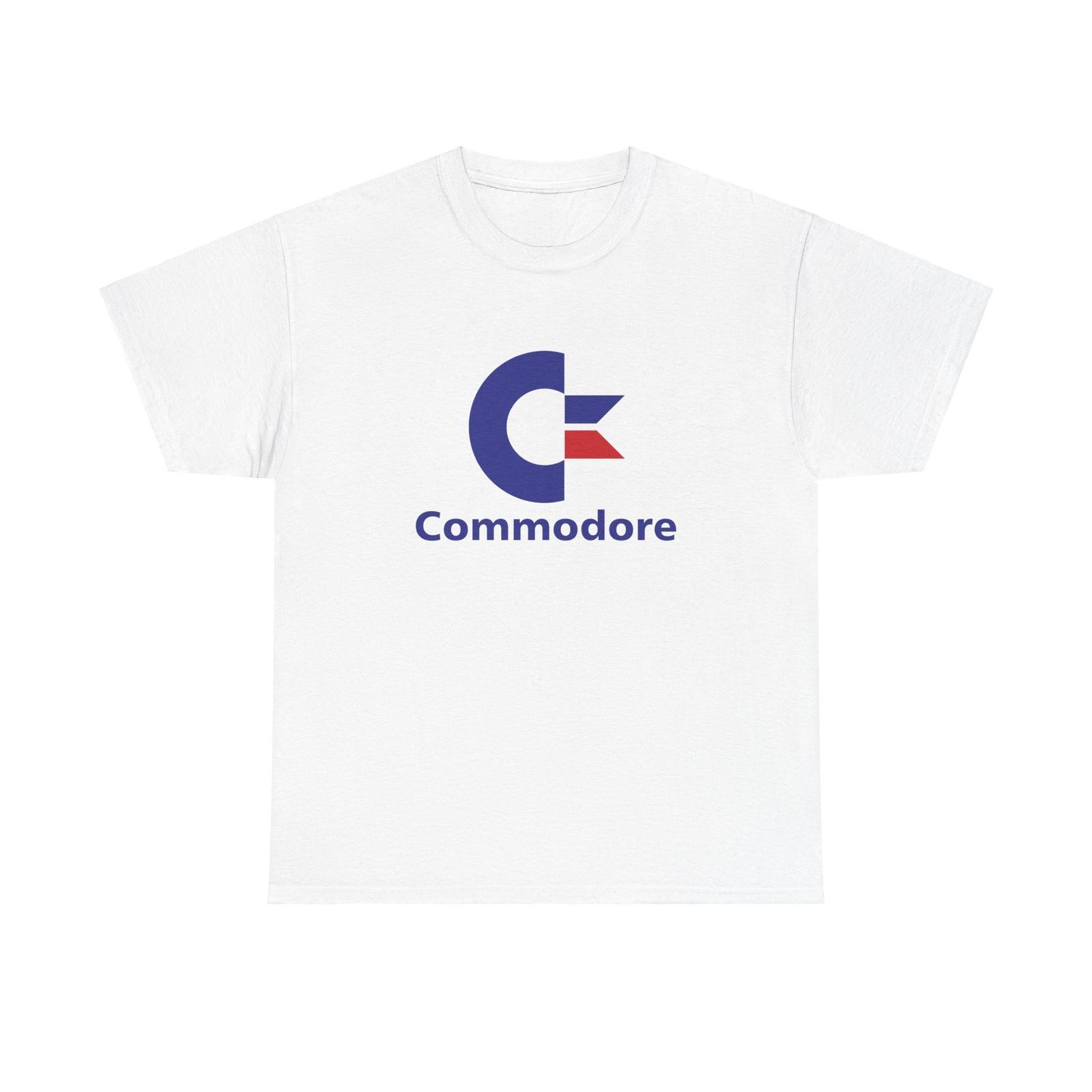 

Retro Vintage Inspired Commodore 64 Computer Tech Geek Unisex Heavy Cotton T-Shirt Mens Womens Tees Top Tee S