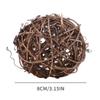 8/10/12/20CM Wicker Rattan Balls DIY Handmade Weaving Ball Christmas Hanging Floral Ball Decoration Decorative Xmas Tree Pendant