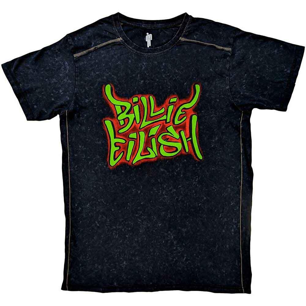 Billie Eilish Graffiti T-Shirt Black New Unisex T-Shirt XXXXL