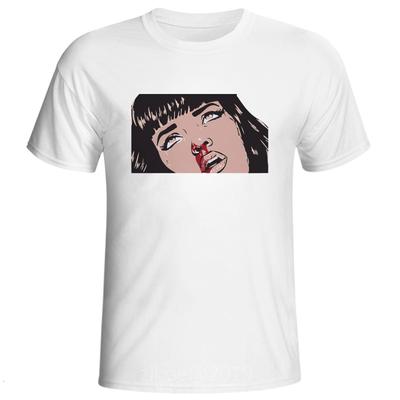 S-6XL PULP addiction Pulp Fiction Quentin Movie Mia Wallace Funny T-Shirts