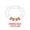 Colantotte Official Limited Edition Magnetic Accessory Loop EN Rose Quartz x Amethyst, Size M
