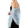Elegante Sciarpa Leggera in Chiffon Trasparente Coprispalle da Sera per Donna Sciarpa Lunga Morbida per Matrimoni Eventi Formali Feste