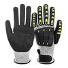 TPR Mechanical Gloves Anti-vibration Anti-smashing Anti-cutting Anti-collision Gloves Outdoor Rescue Safety Working Gloves