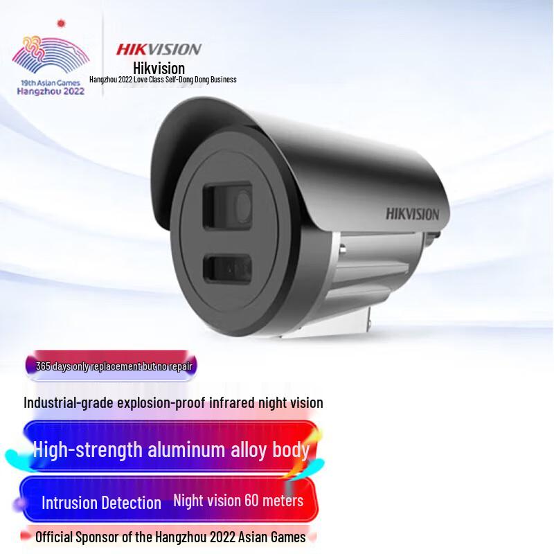 

Hikvision Explosion-Proof Zoom Security Camera CN plug (adapter included)