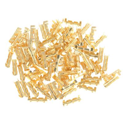 100Pcs Quick Connect Verdrahtung Terminals Messing Crimp Terminals 0,5-1,5mm Platz