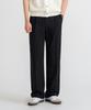 LEMAIN SECOND Single-Pleat Semi-Wide Hidden Elastic Waist Slacks [Black]