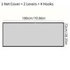 High-quality Cloth Pet Fence With Hooks Versatile Indoor Safety Net For Pets