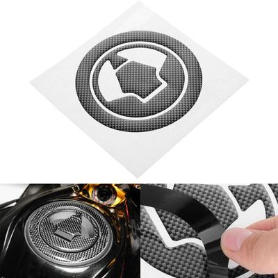 3D Motorcycle Carbon Fiber Tank Oil Gas Cap Pad Filler Cover Sticker Decals Fit KAWASAKI Z750 Z1000 Ninja