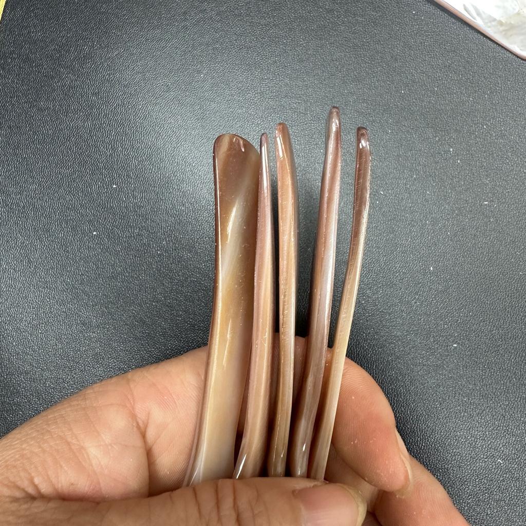 11CM Natural Shell Ice Spoon Cream Coffee Caviar Spoon Mother of Pearl Seashells Stirring Spoons Teaspoon Crafts Kitchen Tool