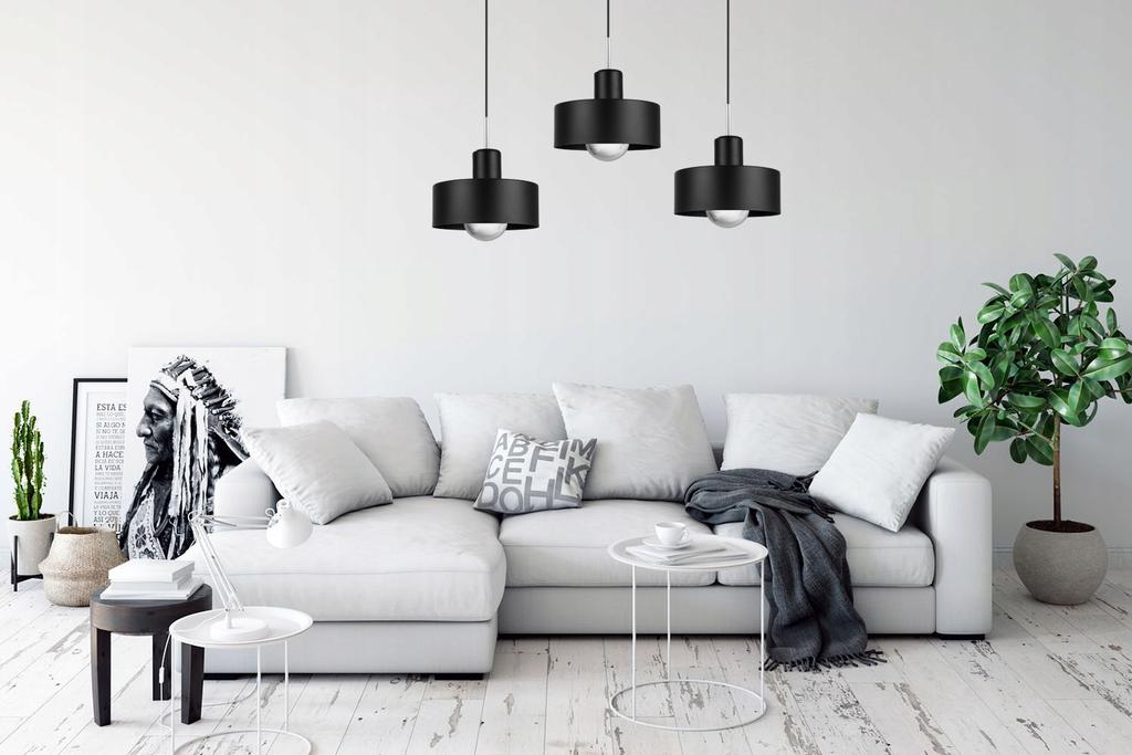 MODERN CEILING HANGING LAMP, METAL LAMPSHADE