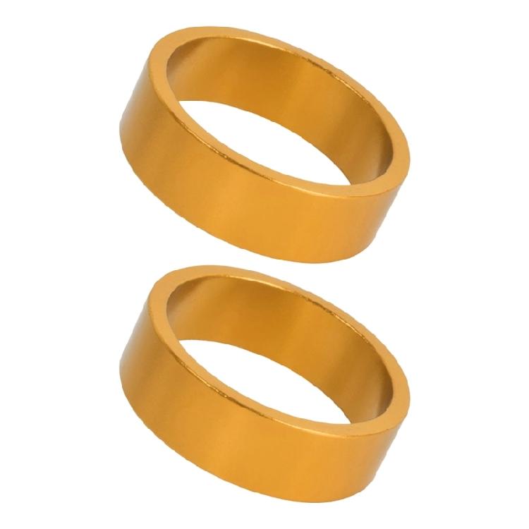 2Pcs Aluminum Alloy Headset Spacer Replacement Road Bike Stem Washer Bicycles Handlebar Stem Rise Up Adjust Washers