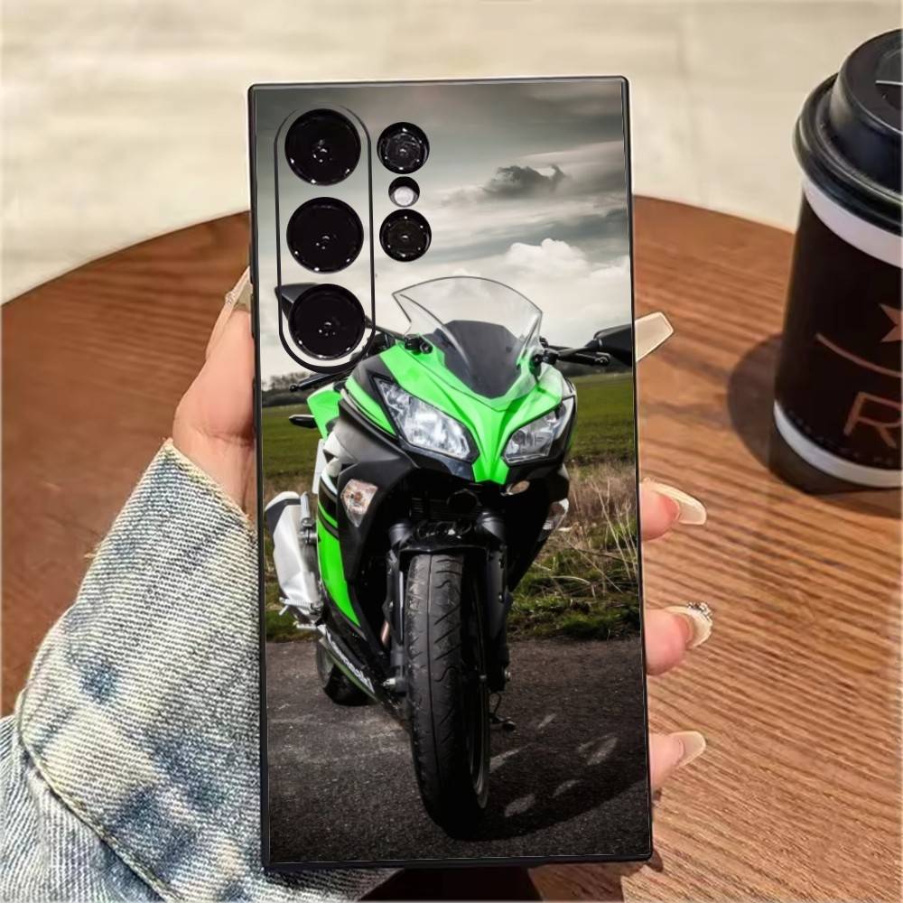 N-NinjaaES H-H2-R MotorcycleS Phone Case For Samsung S25,S24,S21,S22,S23,S20,Ultra,S26,Plus,Fe,Note,5G Black Cover Samsung S24fe