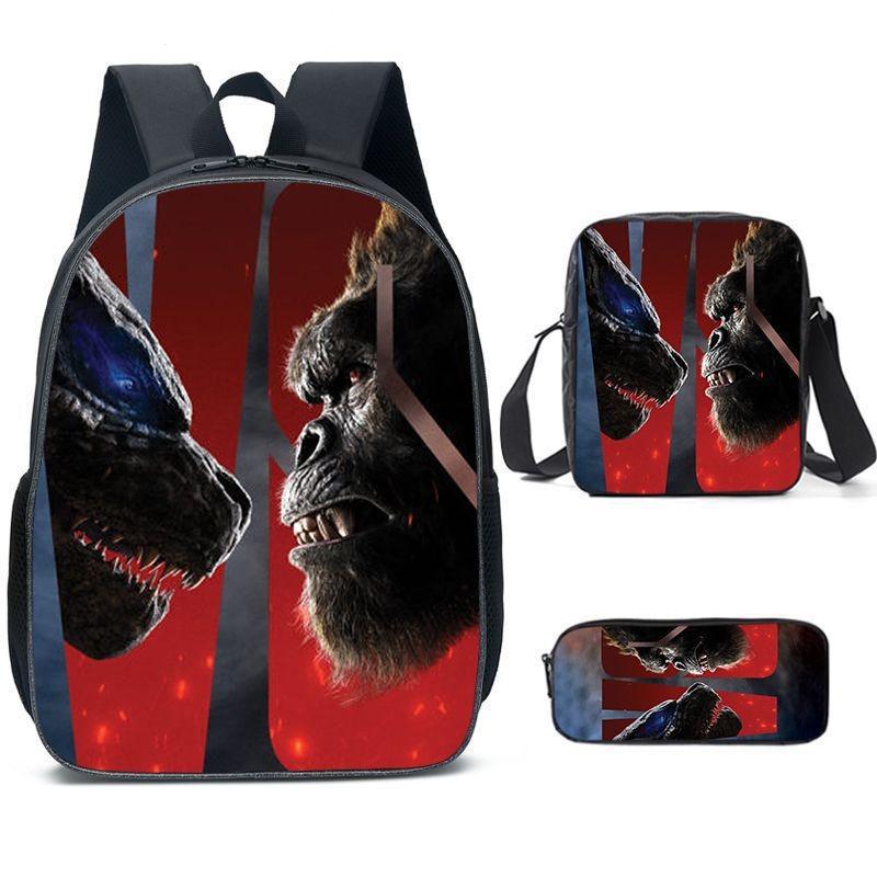 Shoulder Anime Cartoon Bag Pencil Case Kids School Pack For Daily Use