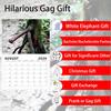 Gag Gifts - 2026 Wall Calendar, Funny Calendar, 8.5" x 11" (Open), Nature's Cock Shots Calendar with Fun Rock Photography, Dirty Santa Gift and White