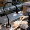 7W LED Light with Flexible Gooseneck and Magnet Base 6000K Work Lamp for Workbench Lathe Grill Workshop Industrial Lighting