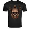 Viking Skull Helmet T-Shirt - Norse Warrior Skeleton Viking