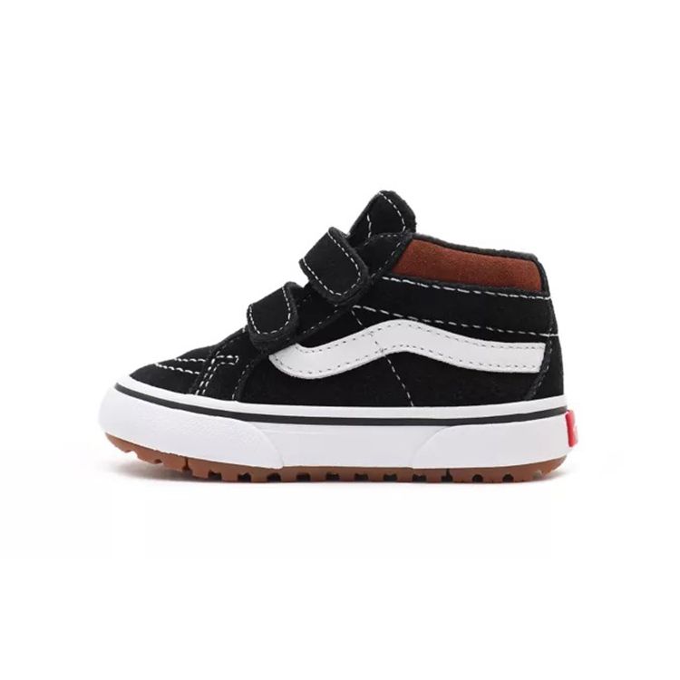 Vans Sk8 Reissue Mte-1 Casual Comfortable Mid-Top Walking Shoes Baby Shoes Black White VN0A5KRN9AS