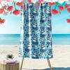 Segelträume in Blau Print Strandtuch, schnell trocknend, geeignet für Reisen, Outdoor-Sport, Joggen, den Strand und Schwimmen, Geschenk