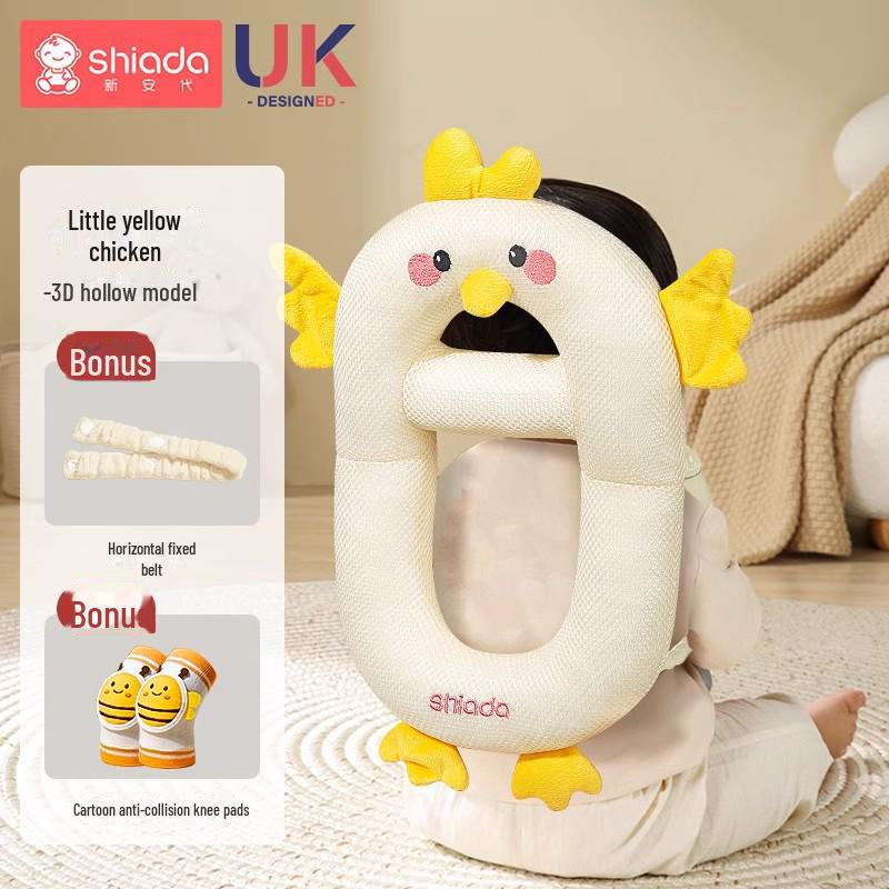 3D Baby Head Protection Pillow - Breathable, Anti-Collision & Fall-Safe for Infants and Toddlers Learning To Walk