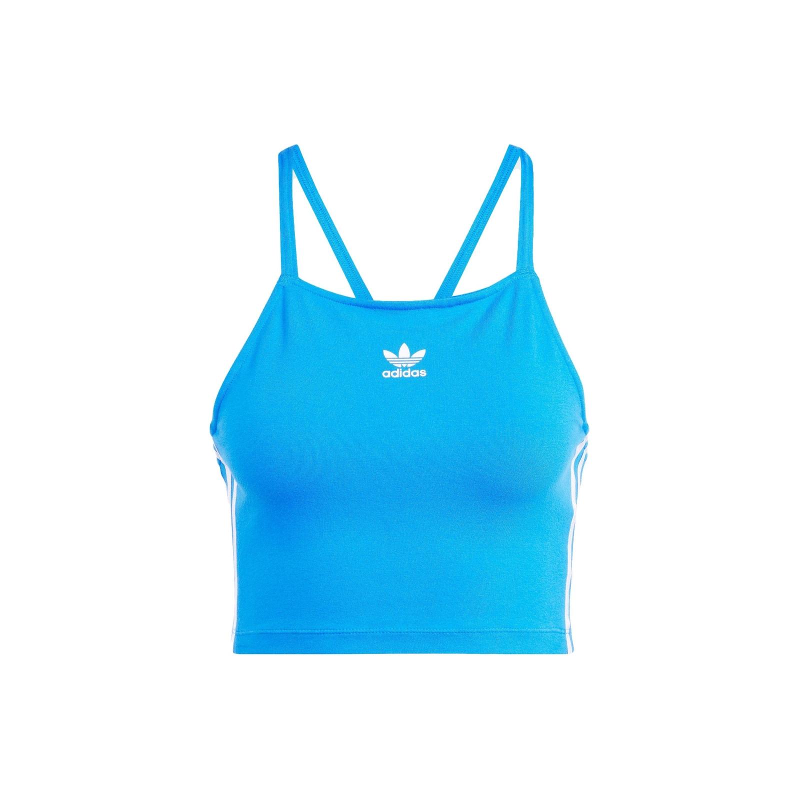 adidas Originals Logo Striped Detail Crop Tank Top IN8376 S