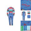 Cosplay Costume For Chucky Fans Polyester Material Street Style Trendy Design