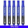 3-100 Pcs/Set Permanent Marker Pen Fine Point Waterproof Ink Thin Nib Crude Nib Black Blue Red Ink 2-3mm Fine Color Marker Pens