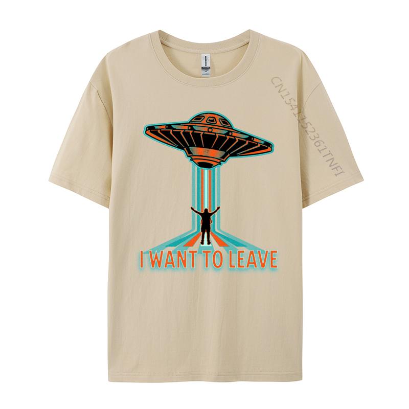 Unisex Casual Tshirt Alien Funny Ufo Hunter I Want To Believe Funky Unisex Tshirts Cotton Funny Tops Shirt Drop Shipping