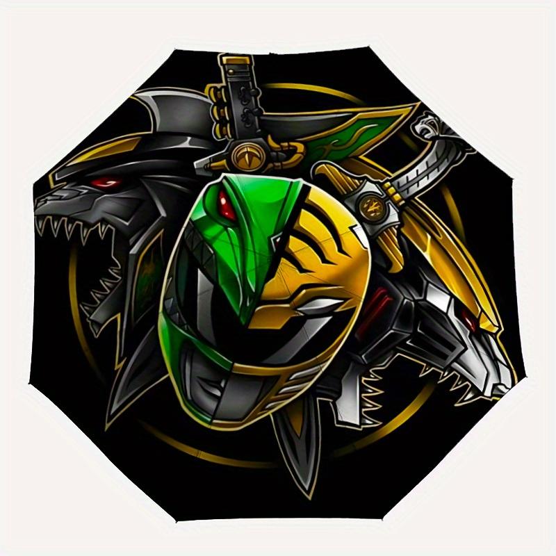 

1pc Power Rangers Automatic Open/close, Portable Folding Umbrella for Women & Men,Compact Parasol,, Durable Frame yy250809204