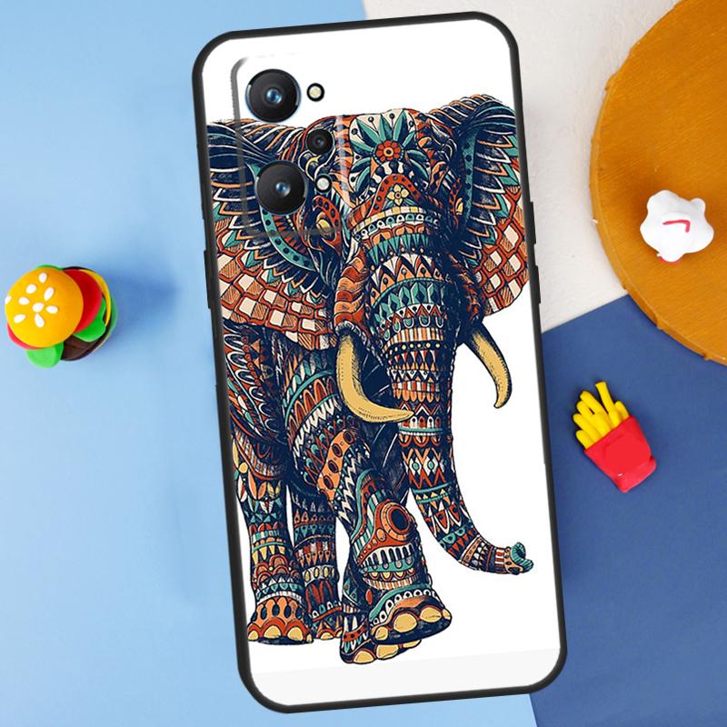 Baby Elephant For Realme GT 6 6T 5 GT7 Pro C61 C75 C55 C51 C21Y C25S C67 C53 13 12 10 11 14 Pro Plus Case