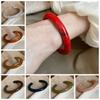 Bohemian Resin Bangle Europe American Style Retro Hand Ring Cute Opening Bracelet Decoration