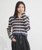 Earth Music Ecology Double Zip Rib Cardigan 01000099700 Multi & Women's