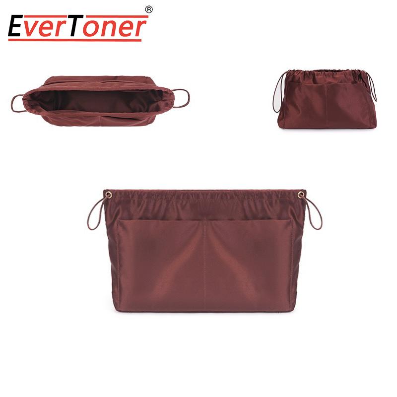 EverToner Dupont Paper Insert Bag Fits For Co-ch city Handbag Liner Bag Support Travel Portable Insert Purse Organizer S кофейный