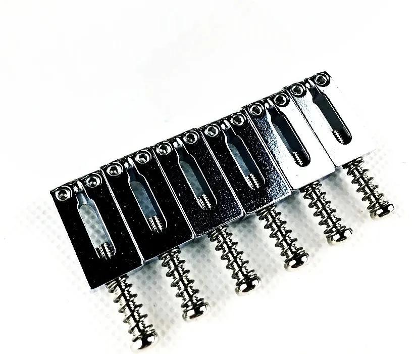 1 set of steel saddles GOTOH S21 / electric guitar bridge saddle 10.5 MM, chrome, silver, gold, MADE IN JAPAN