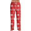 Anime Pajama Pants Sleepwear Casual Drawstring Elastic Waist Pants Comfy Straight Yoga Loose Trousers